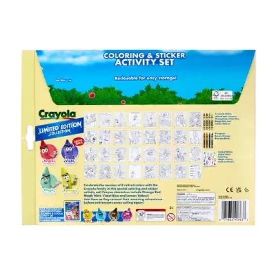Crayola Limited Edition Coloring Book and Activity Pad 32 Pages Age 3+ Non-Toxic image {4}