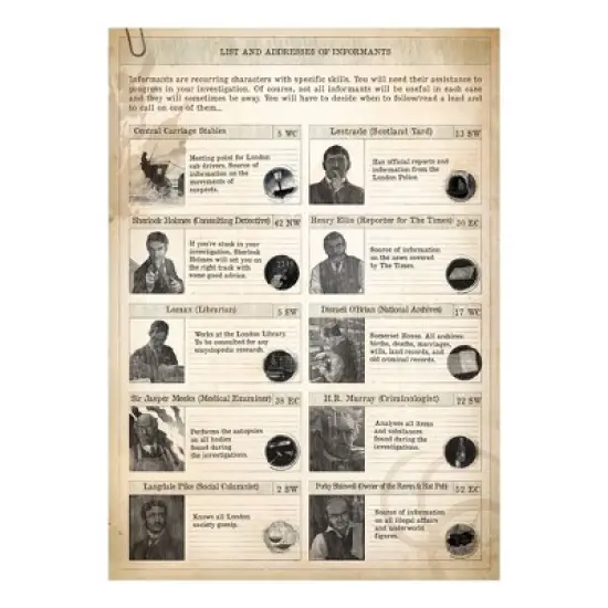 Sherlock Holmes Consulting Detective Baker Street Irregulars Game image {4}