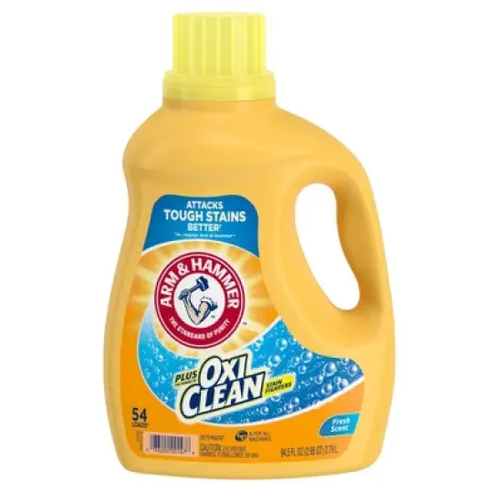 Arm & Hammer Plus OxiClean Fresh Scent Liquid Laundry Detergent image {1}