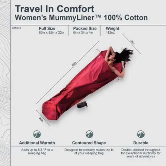 COCOON - Premium - MummyLiner Cotton - Women's image {2}