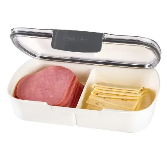 Progressive Prepworks Split Deli ProKeeper Storage Container with Air Tight Lid image {3}