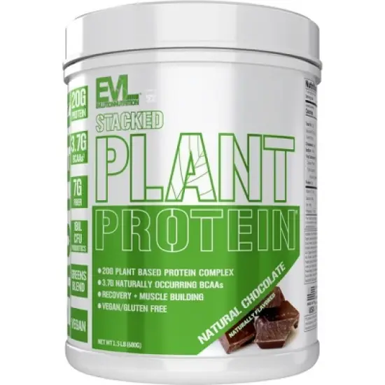 Evlution Nutrition Stacked Plant Protein - 1.5lb image {6}