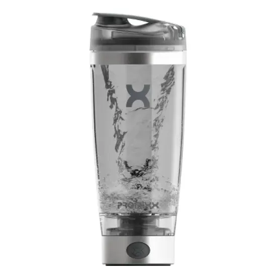 Promixx PRO Rechargeable USB-C Electric Shaker Bottle - Stainless Steel - 20oz image {1}