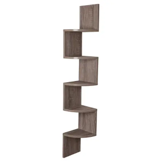 48.5" x 7.7" Zigzag Corner Shelf - Danya B. image {8}