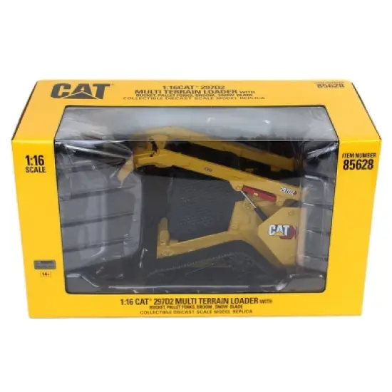 ERTL 1/16 Yellow High Detail Caterpillar Tracked 272D2 Skid Steer Loader 85628 image {2}