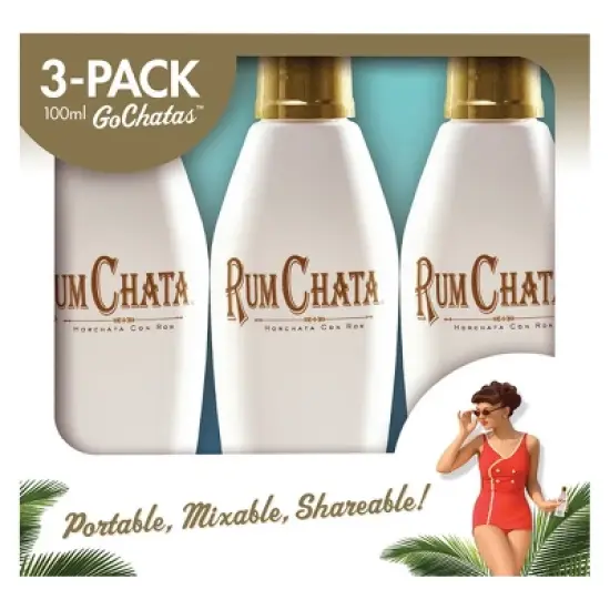 RumChata Rum Liqueur - 3pk/100ml Bottles image {4}