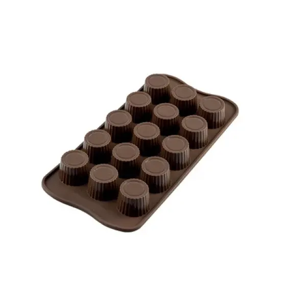 Silikomart Silicone Chocolate Praline Mold, 15 Cavities image {3}
