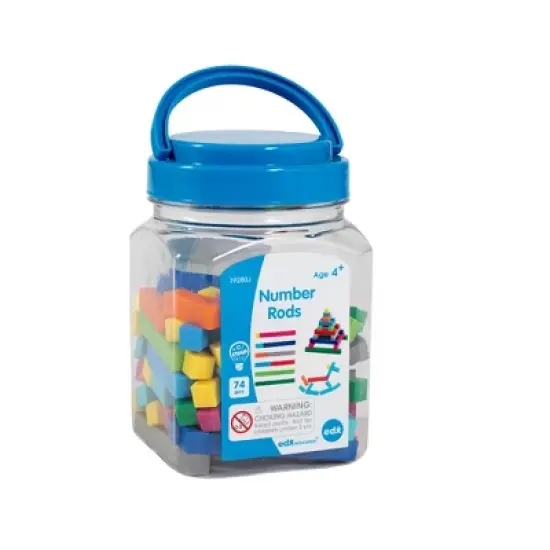 Edx Education Number Rods, Mini Jar, Set of 74 image {2}
