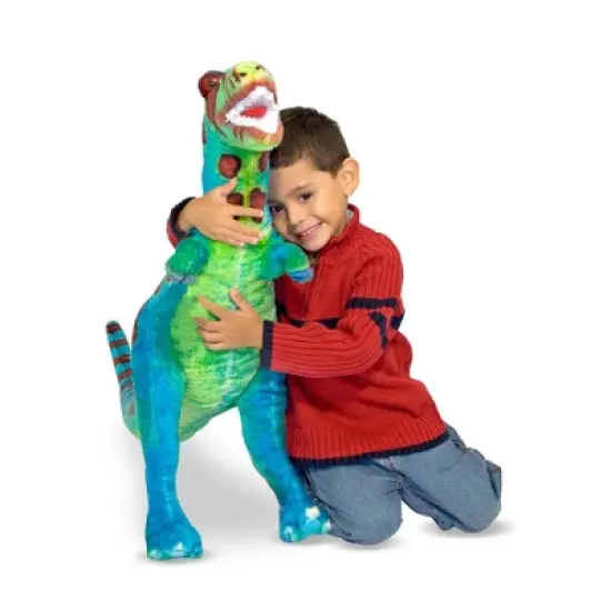 Melissa & Doug Giant T-Rex Dinosaur -  Lifelike Stuffed Animal (over 2 feet tall) image {7}