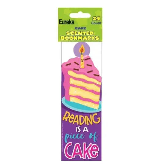 Eureka&reg; Cake Scented Bookmarks, 24 Per Pack, 3 Packs image {2}