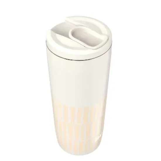 Zak Designs 20 fl oz Stainless Steel Vacuum Serenity Tumbler with Slide Lid image {2}