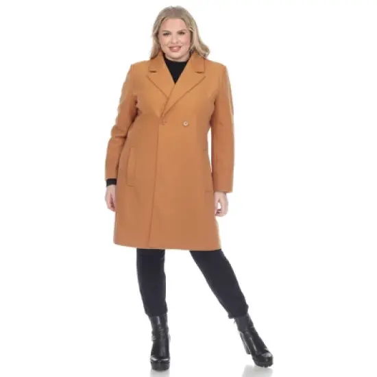 Plus Size Classic Walker Coat-White Mark image {8}