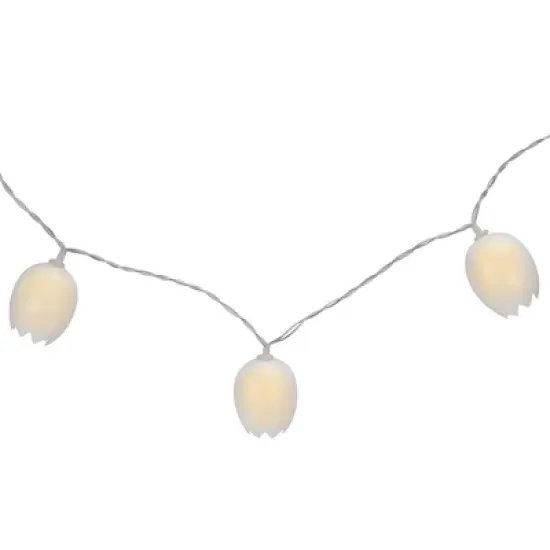 Northlight 10-Count Cracked Easter Egg LED String Lights, 4.5ft, Clear Wire image {2}