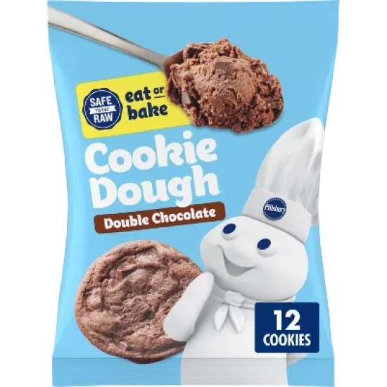 Pillsbury Ready to Bake Double Chocolate Chip Cookies - 16oz/12ct image {8}