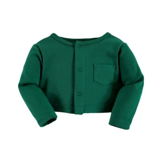 Hudson Baby Infant and Toddler Girl Cotton Dress and Cardigan Set, Poinsettia image {4}