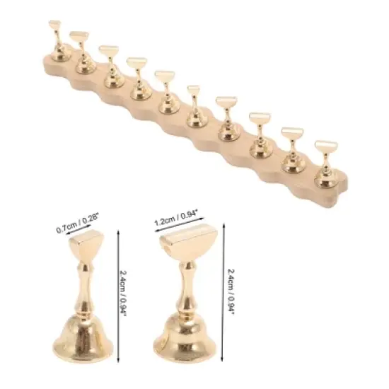 Unique Bargains Wavy Nail Display Stand 1 Set image {3}