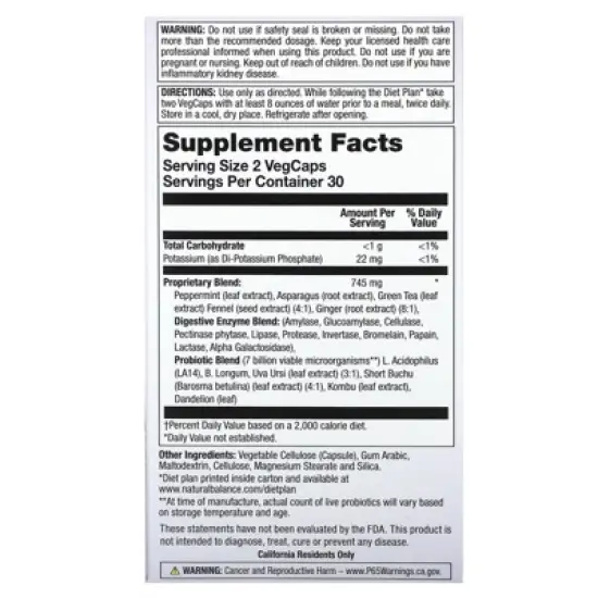 Natural Balance Bloat-X | 60ct image {1}