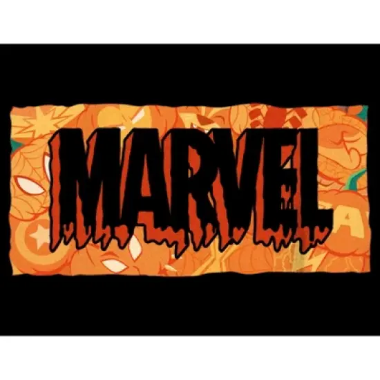 Boy's Marvel Spookiest Logo T-Shirt image {1}