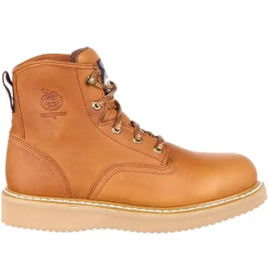 Men's Brown Georgia Boot Wedge Work Boot Size 15 image {6}
