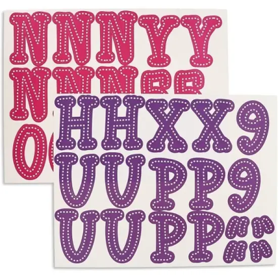 Sparkle and Bash 144-Count Alphabet Letters and Numbers Cutouts for Classroom Bulletin Board, Assorted Colors image {5}