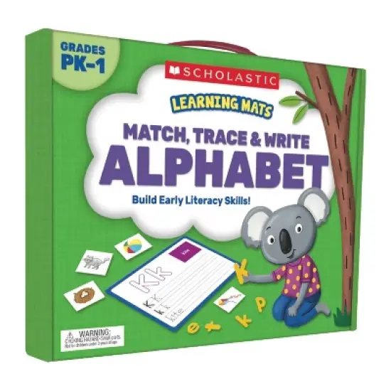 Scholastic Learning Mats: Match, Trace & Write the Alphabet for Grades PreK-1 image {1}