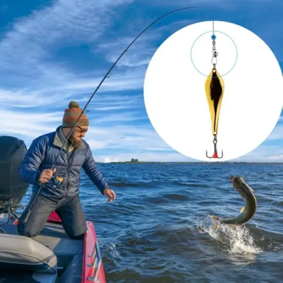 Unique Bargains Saltwater Freshwater Fishing Plastic Metal Swivels 10 Pcs image {3}