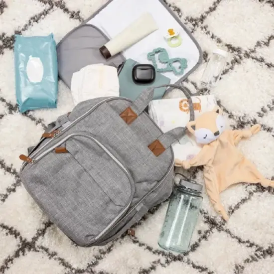 Trend Lab Diaper Bag - Gray image {7}