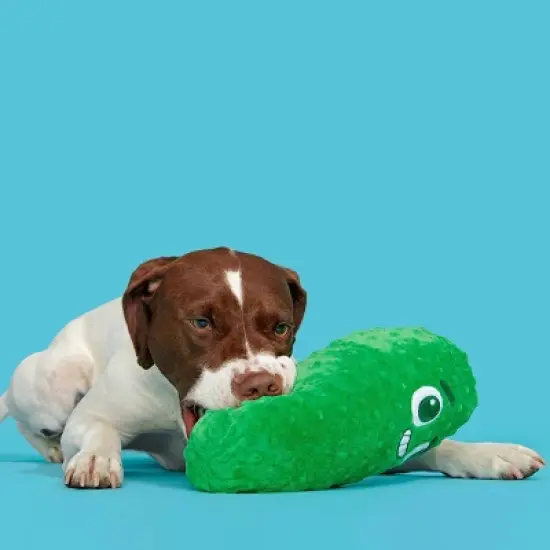 BARK Big Dill Bill Dog Toy - Green image {3}