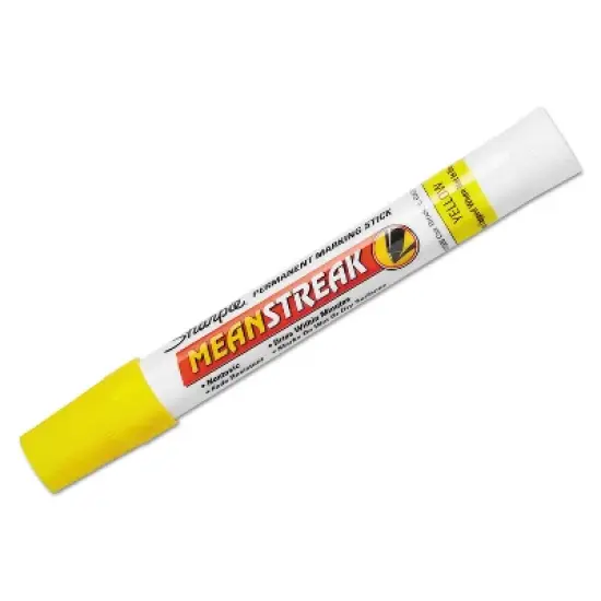 Sharpie Mean Streak Marking Stick Broad Tip Yellow 85005 image {3}