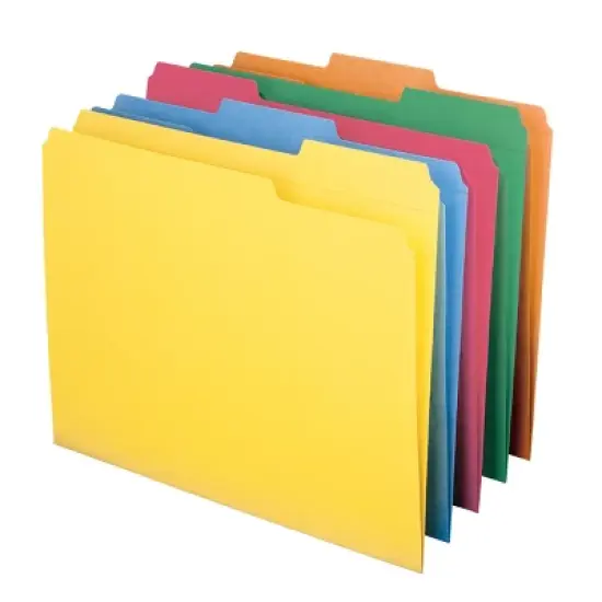 Smead File Folder, Reinforced 1/3-Cut Tab, Letter Size, 100 per Box image {8}