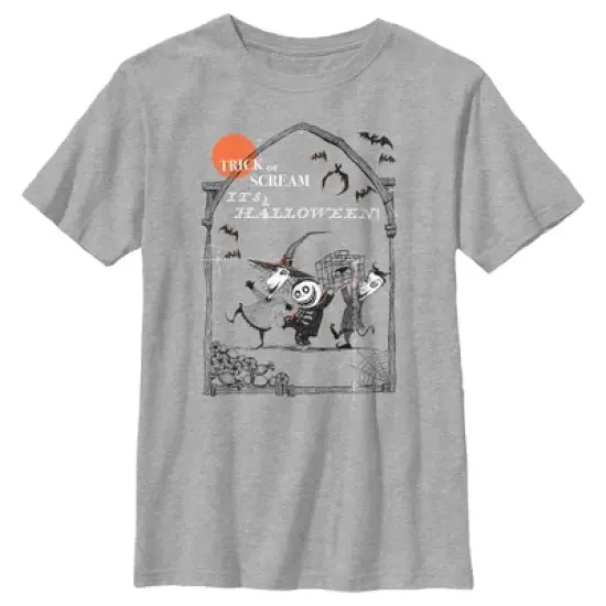 Boy's The Nightmare Before Christmas Oogie's Boys Trick or Scream T-Shirt image {4}