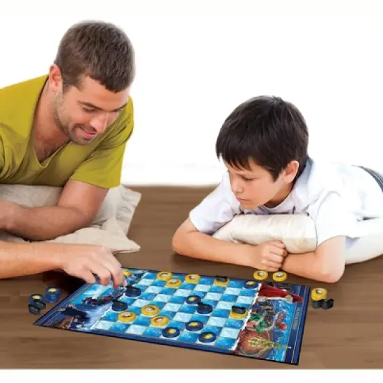 MasterPieces Officially licensed Polar Express Checkers Board Game for Families and Kids ages 6 and Up image {4}