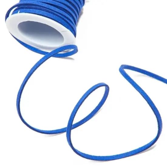 Bright Creations 30 Spools of Faux Leather Laces for Crafts, 2.5mm Vegan Suede Cord for Beading, DIY Crafts, 165 Yards (30 Colors) image {5}