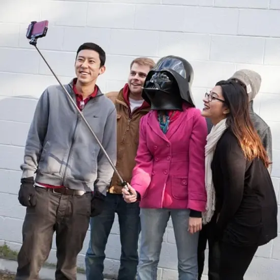 ThinkGeek, Inc. Star Wars Lightsaber Adjustable Length Selfie Stick image {2}