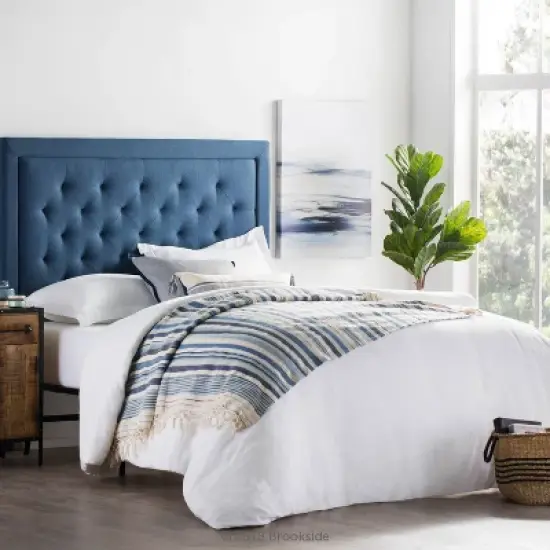 Upholstered Headboard with Diamond Tufting - Brookside Home image {2}