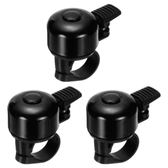 Unique Bargains Aluminum Loud Crisp Clear Sound Mini Bicycle Bells 3 Pcs image {6}