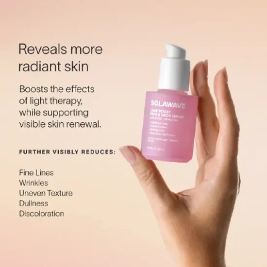 Solawave Lightboost Face & Neck Serum - 30ml - Ulta Beauty image {3}