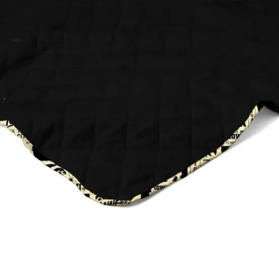 NCAA Iowa Hawkeyes 60 x 80 Quilted Throw Blanket image {2}