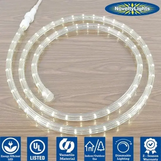 Novelty Lights LED Rope Light Spool, 1/2" Diameter,  Customizable, 150 Feet image {2}