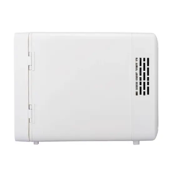 Frigidaire Gallery 9 Can Beauty Lighted Mirror Fridge - White: Countertop Beverage Refrigerator, Thermoelectric Cooling image {5}