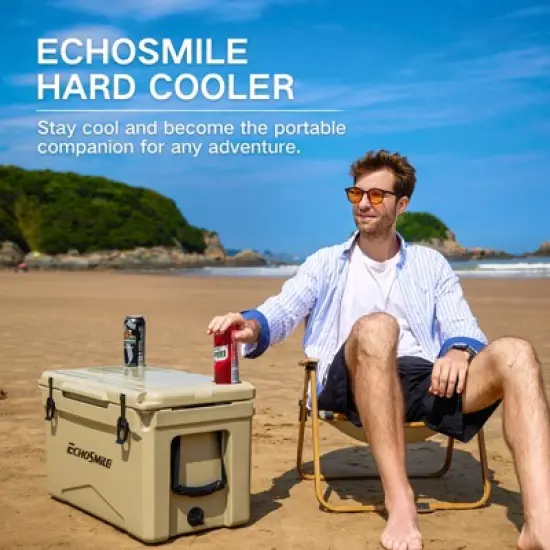 EchoSmile 35 qt. Rotomolded Cooler image {5}