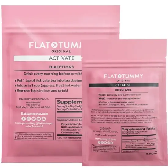 Flat Tummy 2-Step Detox Tea - 1.06oz image {3}