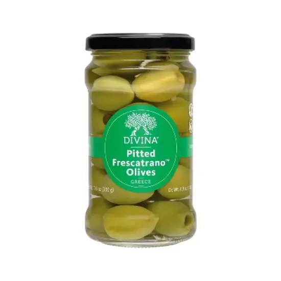 Divina Pitted Frescatrano Olives - 4.9oz image {3}