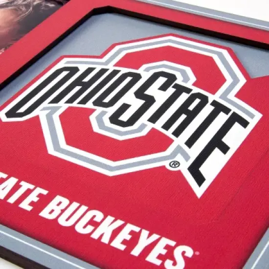 NCAA Ohio State Buckeyes Logo 4" x 6" Picture Frame: MDF Rectangle Tabletop Display image {2}