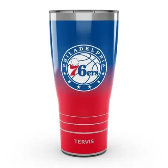 NBA Philadelphia 76ers 30oz Ombre Stainless Steel Tumbler image {4}