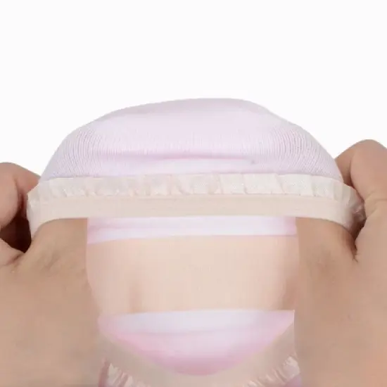 Anna-Kaci Women's Ballet Style Grip Socks with Ruffle Trim and Cross Strap Anti-Slip Sole Yoga and Pilates 2-Pack image {6}