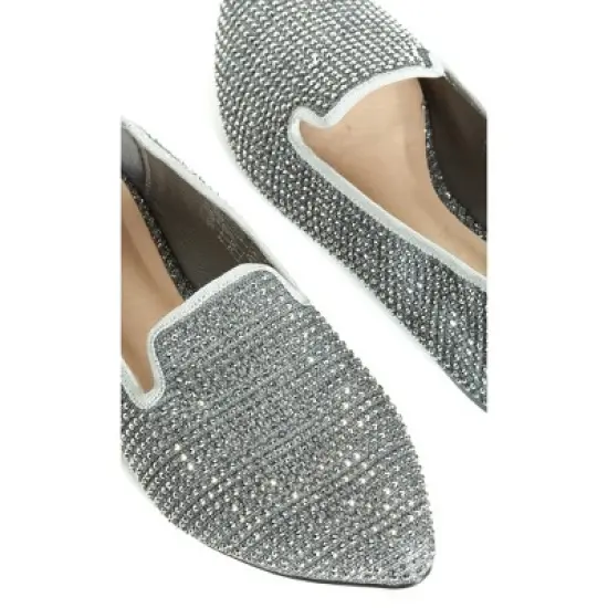 Women's WIDE FIT Maya Flat Shoe - pewter | AVENUE image {6}