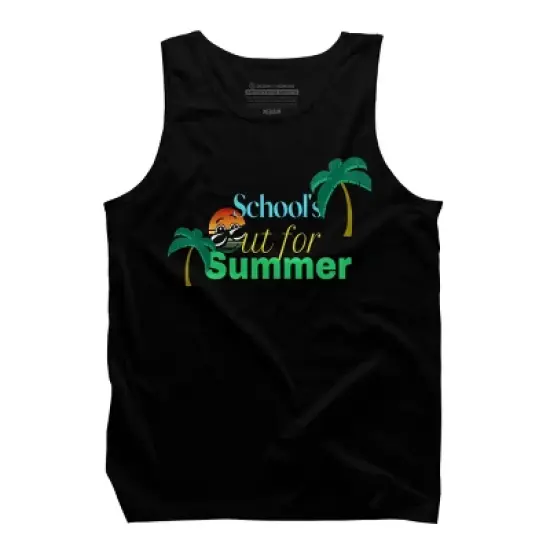 Men's Design By Humans School's out for Summer By Lamondcreations Tank Top image {2}