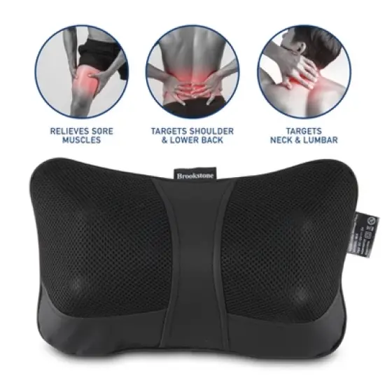 Brookstone Shiatsu Neck and Lumbar Massager image {1}