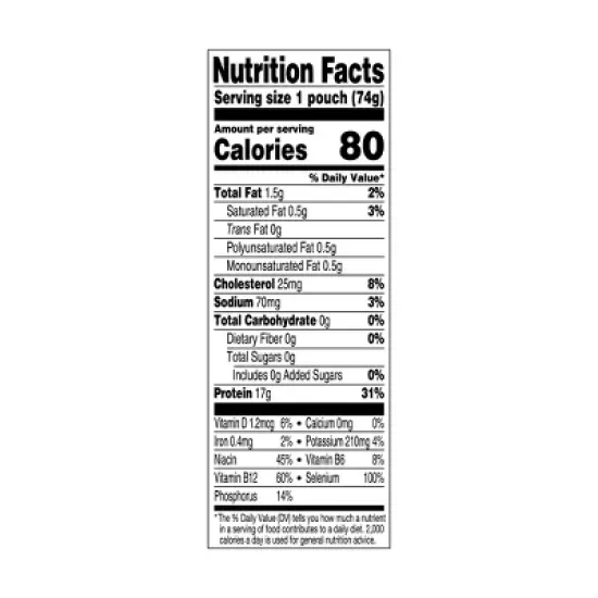 StarKist Low Sodium Albacore White Tuna in Water Pouch - 2.6oz image {3}